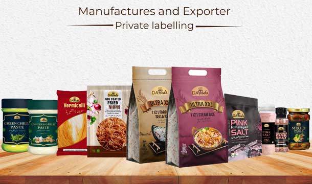 Private Labelling Manufacturing Option